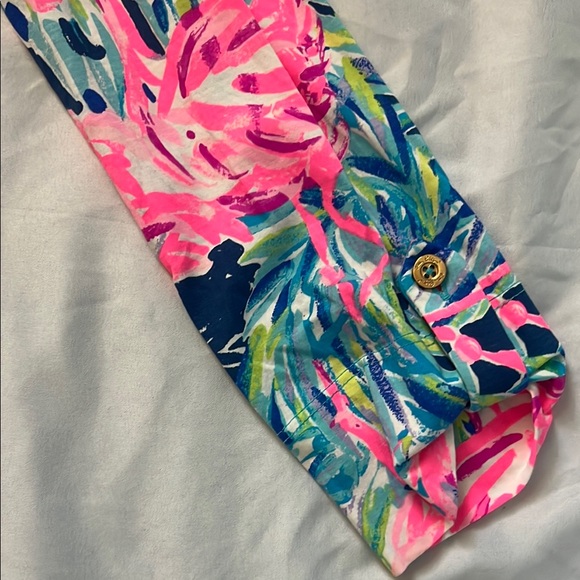 lilly pulitzer dress flamingo beach Women’s Size Small EUC - Picture 3 of 4